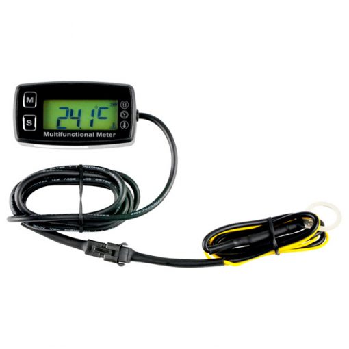 Tacometro Digital RPM Maxima Cuenta Horas Sensor de Temperatura Service